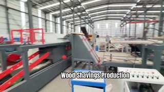 Lini produksi serutan kayu