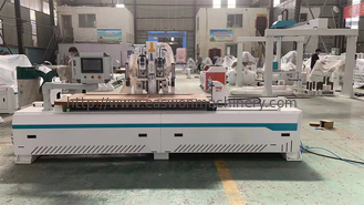 Mesin Pintu CNC yang dapat disesuaikan dengan sumbu Z 20 Jalur Panduan Lathe Bed dan 750W * 2/400W * 1 Servo Motors