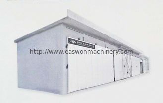60m3 Woodworking Spray Booth H4.4m Kayu Kering Kiln Konstruksi Sipil Shell