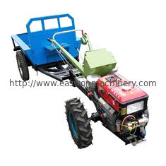 Garden 5.67kw 8HP 2 Wheel Walking Tractor Dengan Ukuran Mini Trailer