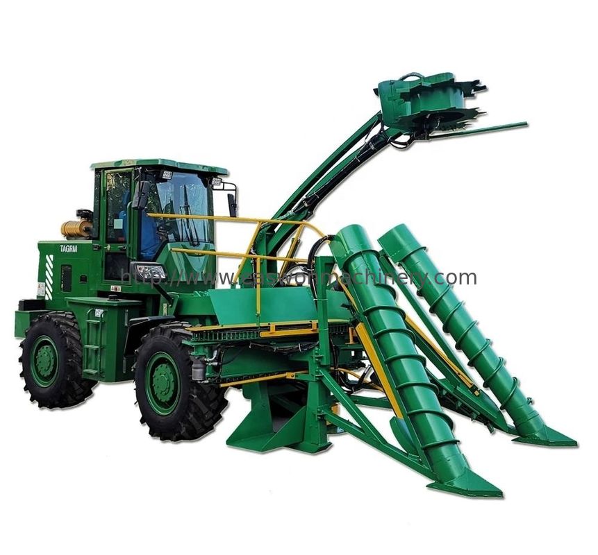 52kw Mesin Pertanian Skala Kecil 4x4 Whole Stalk Sugarcane Harvester